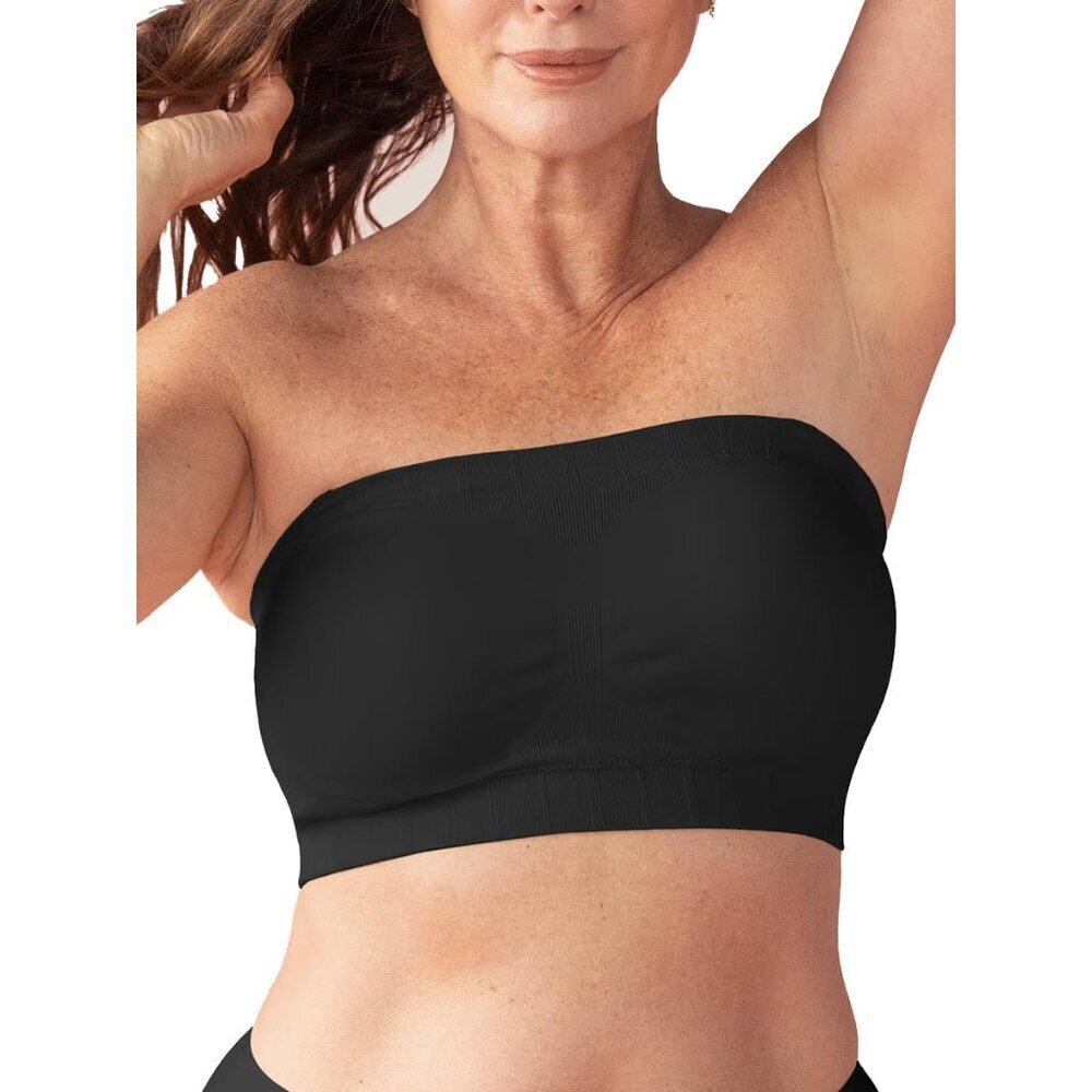 Strapless Bandeau Top Plus Size Support Non-Slip Breathable Dress Layering